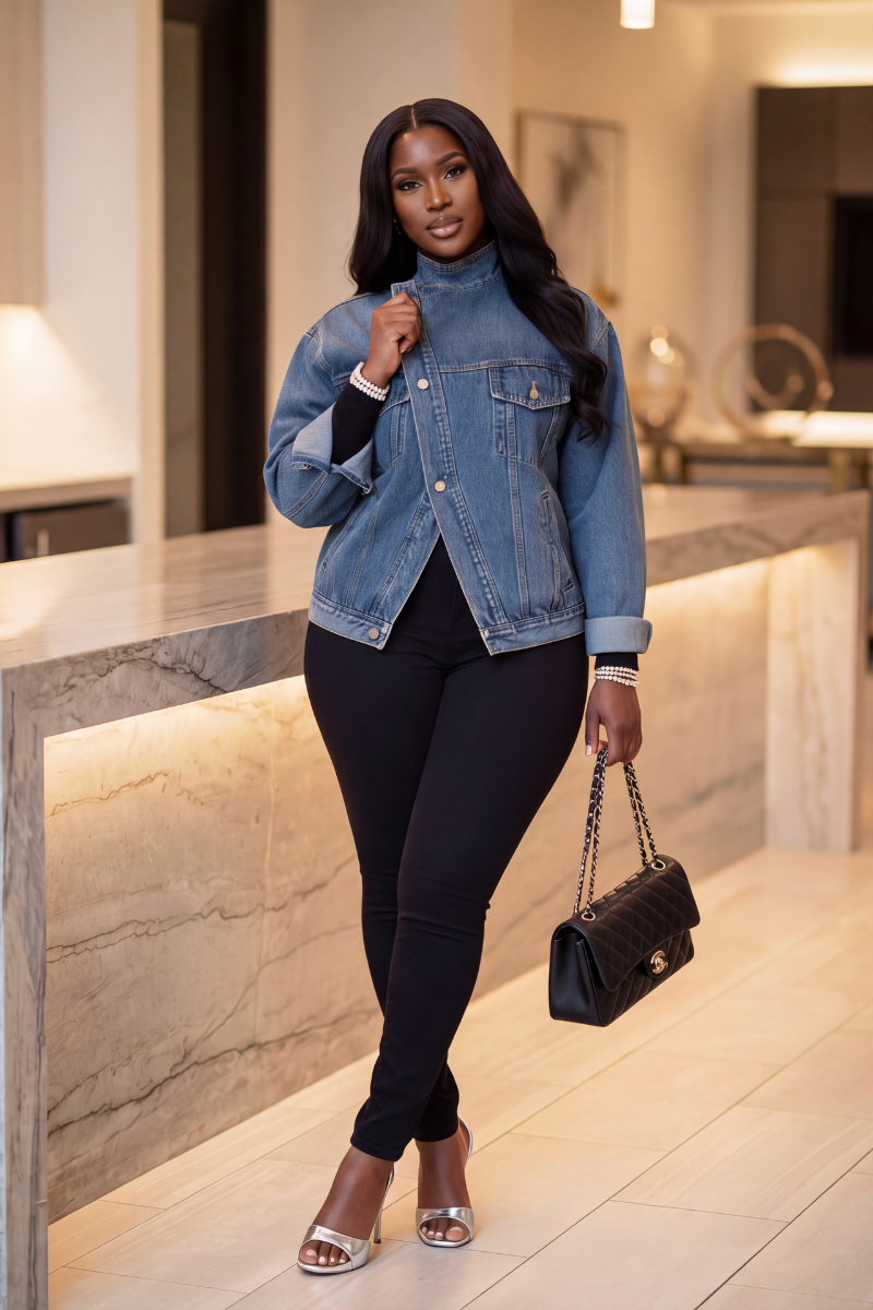 She's Arrived Denim Jacket