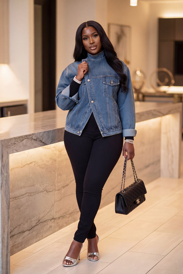 She's Arrived Denim Jacket